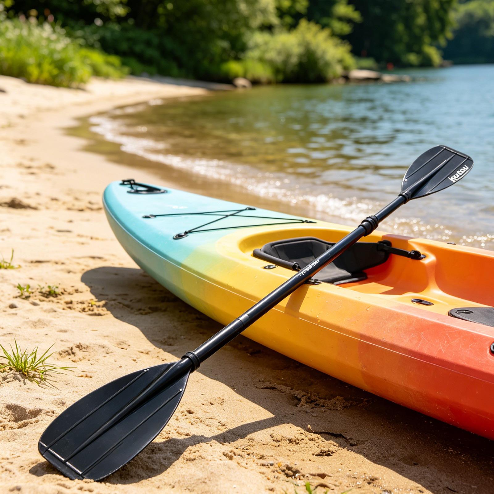 Fishing Kayak Paddle - Двухсекционное весло из углеродного волокна для