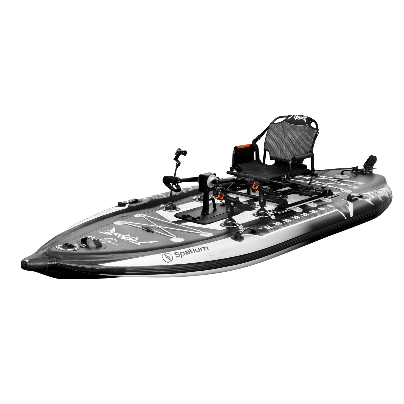 Fishing Kayak Sit On Top - Надувной рыболовный каяк Spatium Pedal Kayak