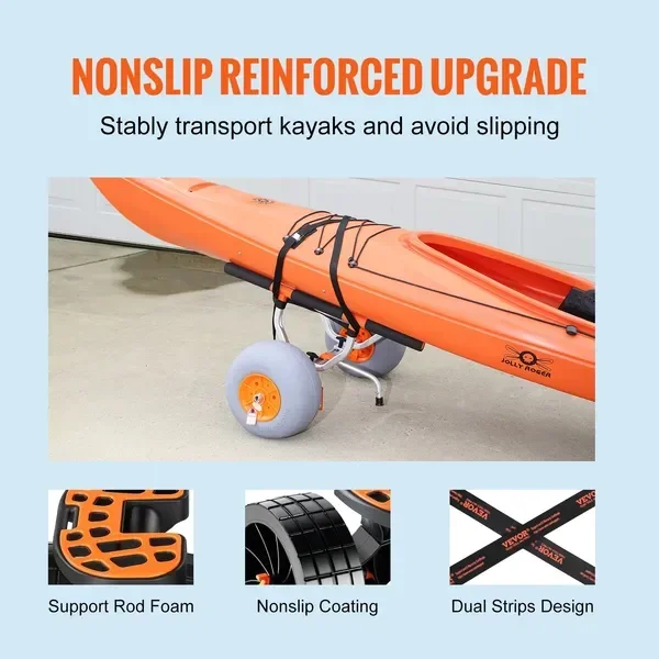 Прочная тележка для каяка, скл – обзор и цена Fishing Kayak Cart
